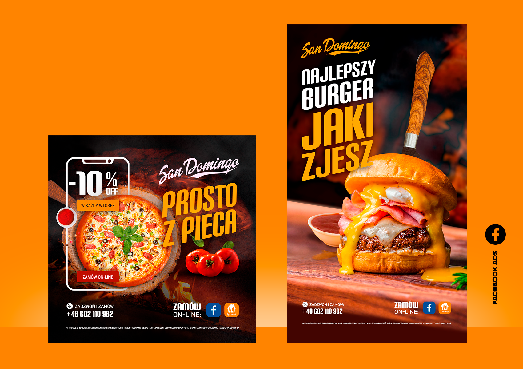 Projekt reklamy pizzerii.